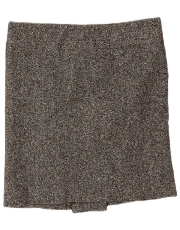 Benetton Womens Straight Skirt W32 Large Grey