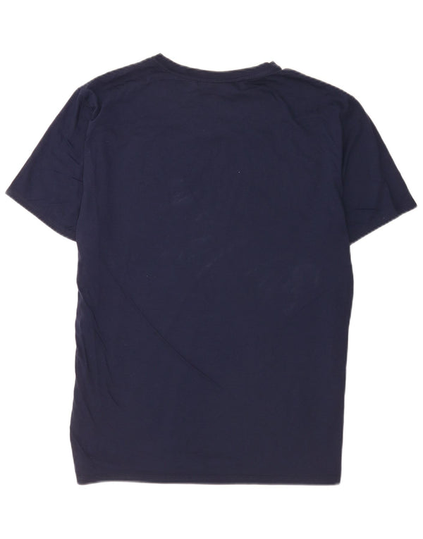 Lacoste Mens Regular Fit T-Shirt Top Sze 6 XL Navy Blue Cotton