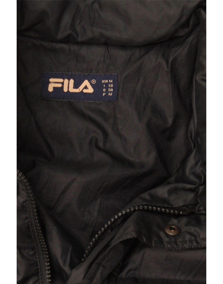 Fila Mens Padded Jacket IT 50 Large Black