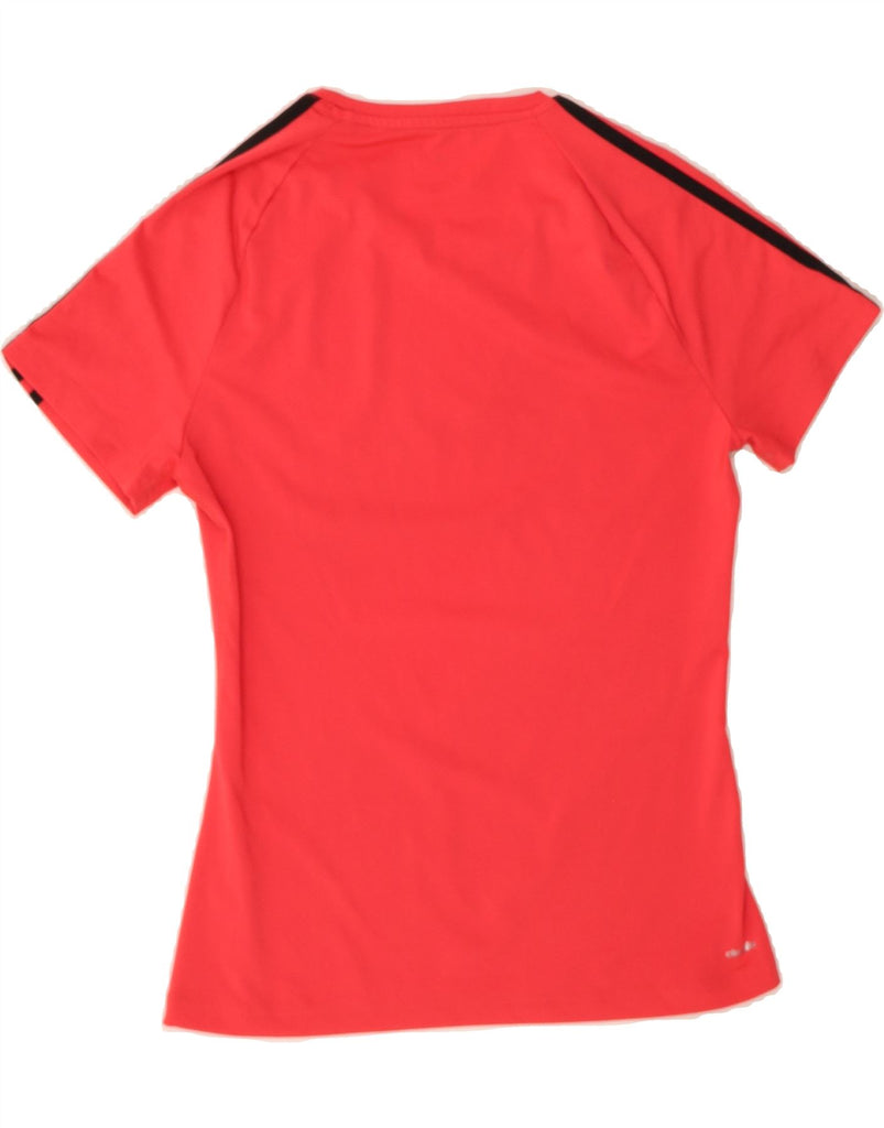 ADIDAS Womens Climalite T-Shirt Top UK 8/10 Small Pink Vintage Adidas and Second-Hand Adidas from Messina Hembry 