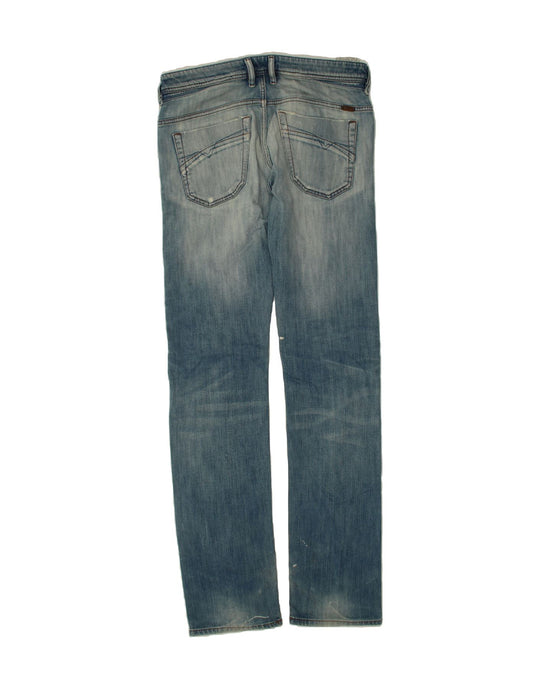 DIESEL Mens Iakop Regular Slim Tapered Jeans W32 L34 Blue Cotton Vintage Second Hand Clothing Online Messina Hembry