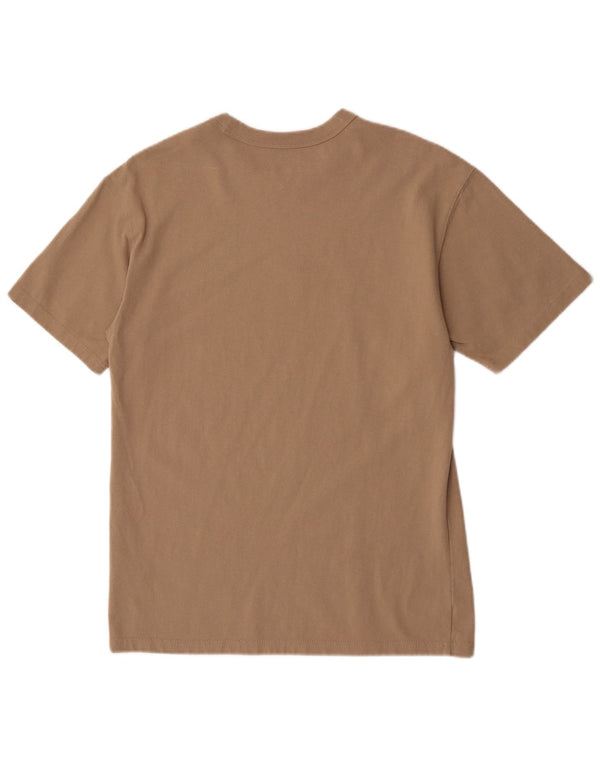 Nike Mens Loose Fit T-Shirt Top Small Beige Cotton
