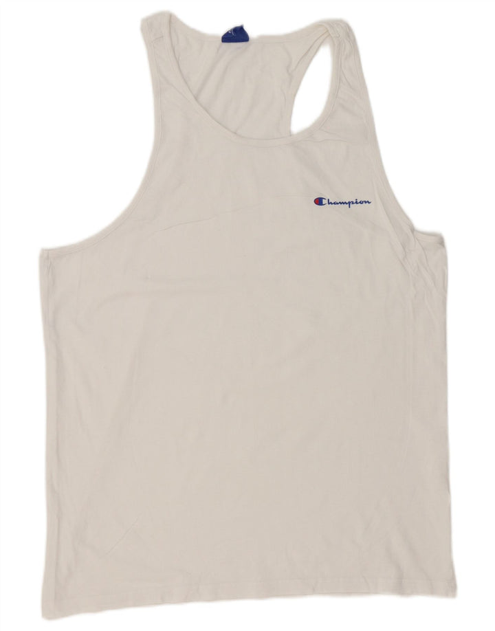 Champion Mens Vest Top Large White