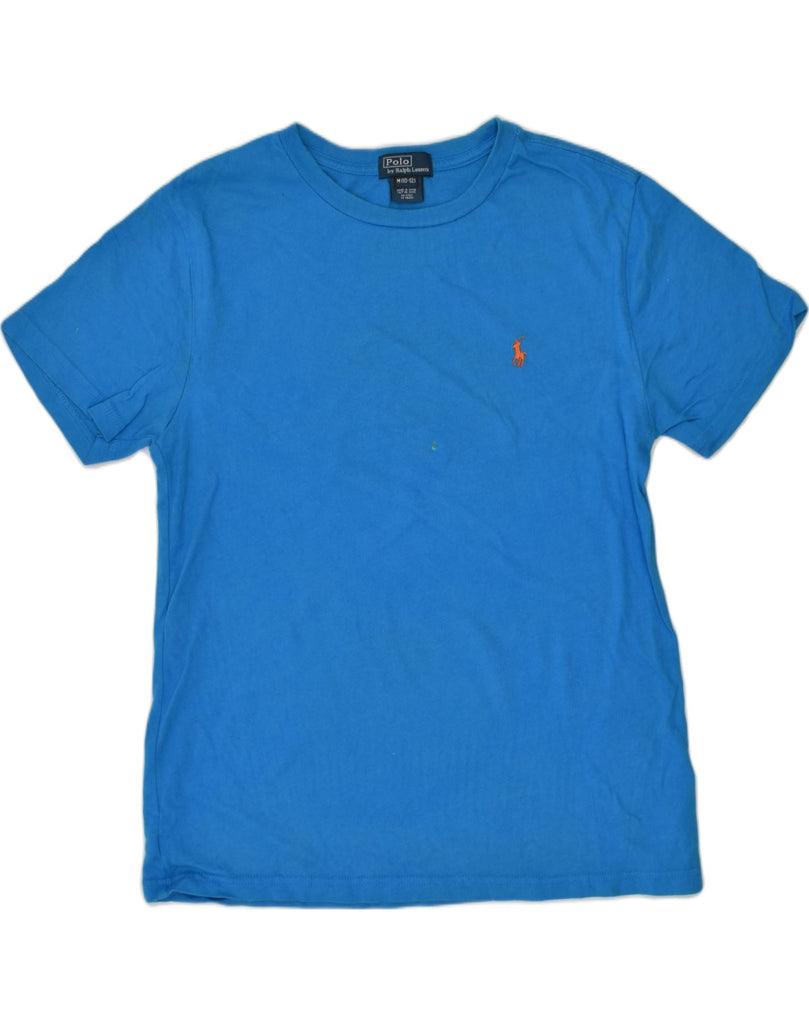 POLO RALPH LAUREN Boys T-Shirt Top 10-11 Years Medium Blue Cotton | Vintage Polo Ralph Lauren | Thrift | Second-Hand Polo Ralph Lauren | Used Clothing | Messina Hembry 