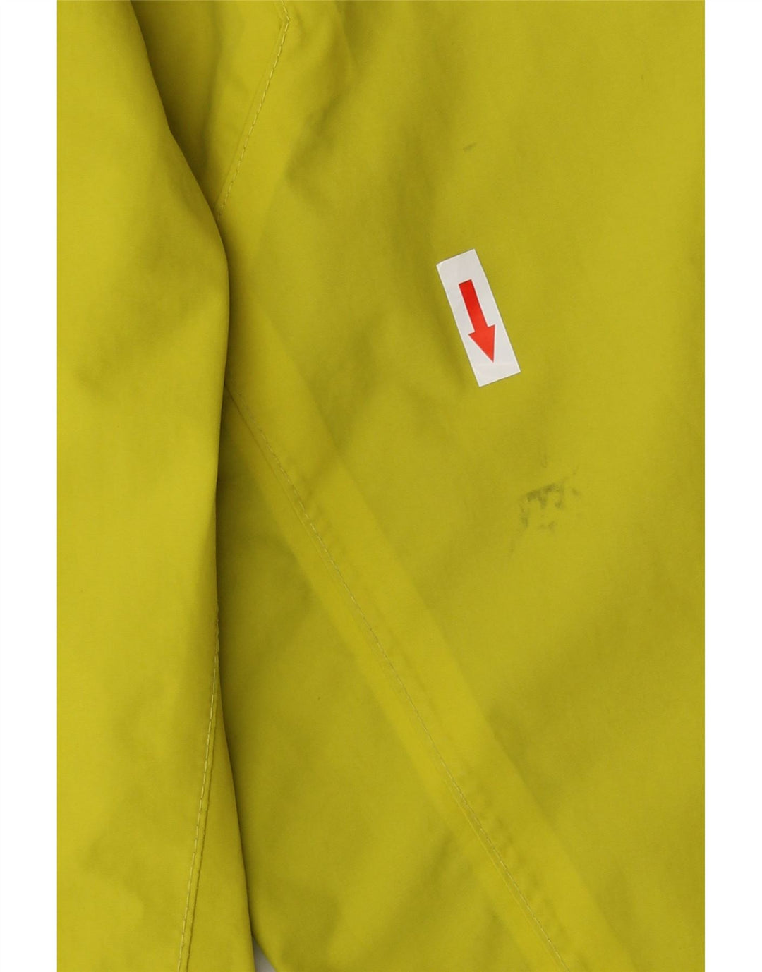 Jack Wolfskin Mens Hooded Rain Jacket UK 38 Medium Yellow