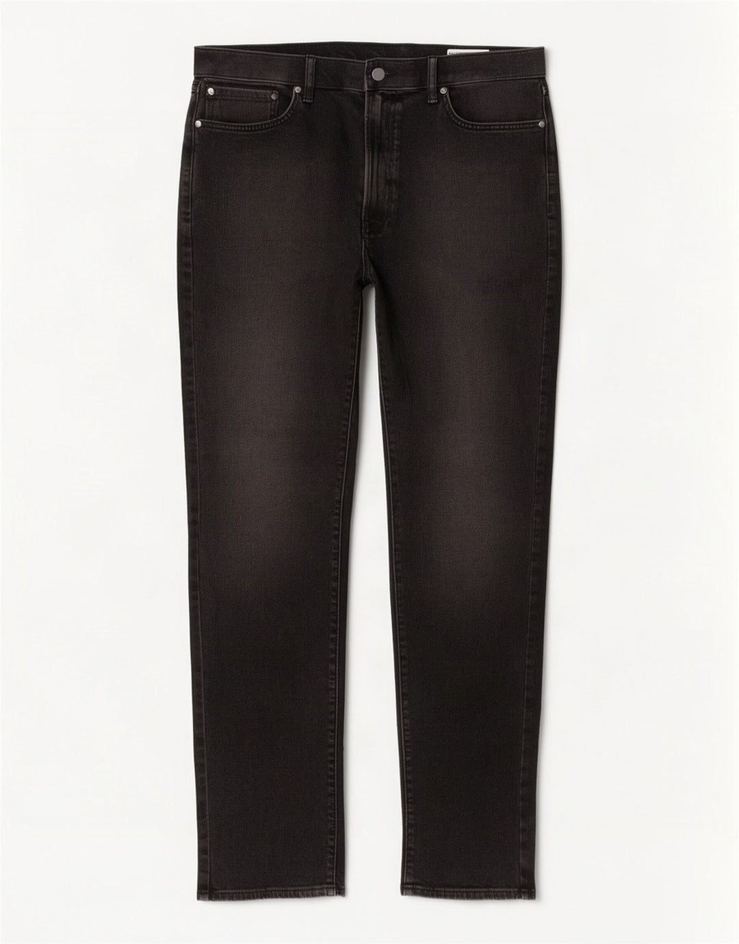 Marks & Spencer Mens Tapered Jeans W38 L33 Black Cotton