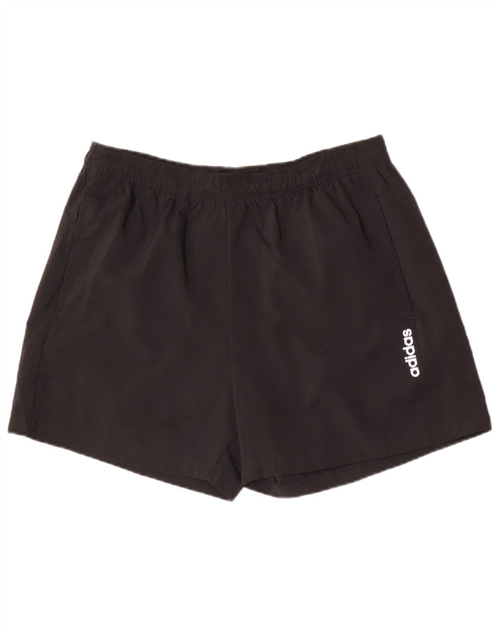 Adidas Mens Sport Shorts Large Black Polyester