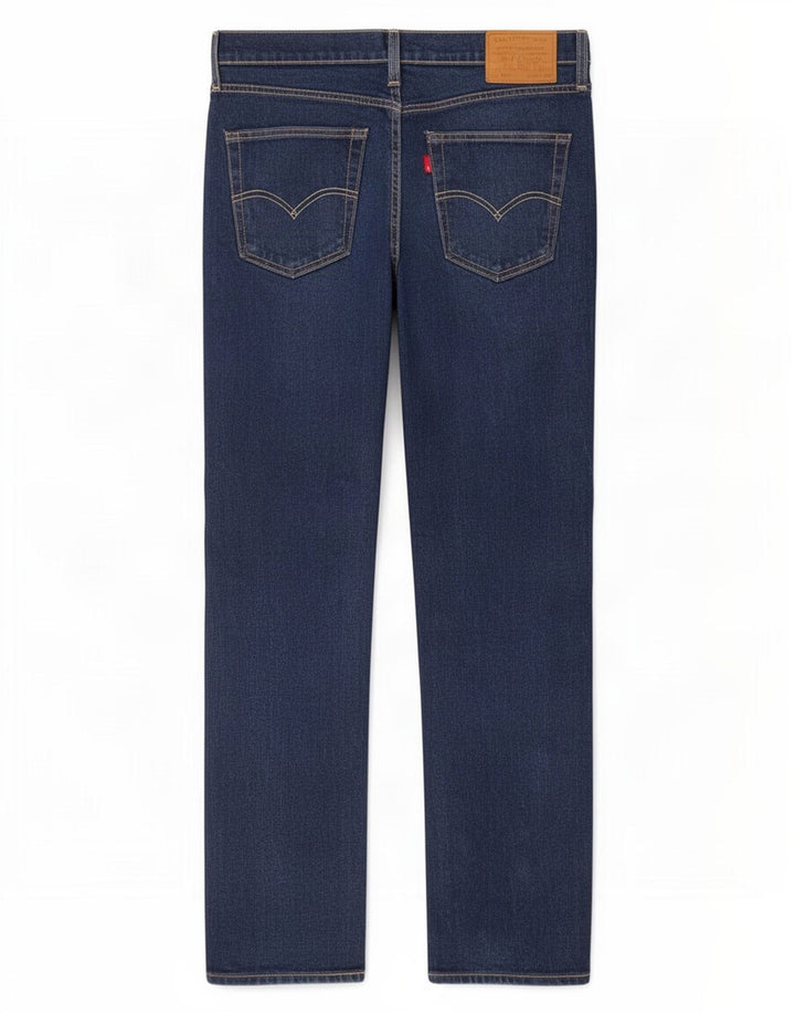 Levi's Mens 514 Straight Jeans W32 L32 Navy Blue Cotton