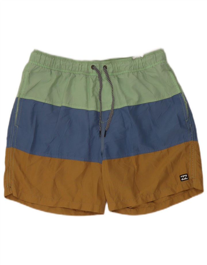 Billabong Mens Swimming Shorts Medium Multicoloured Colourblock