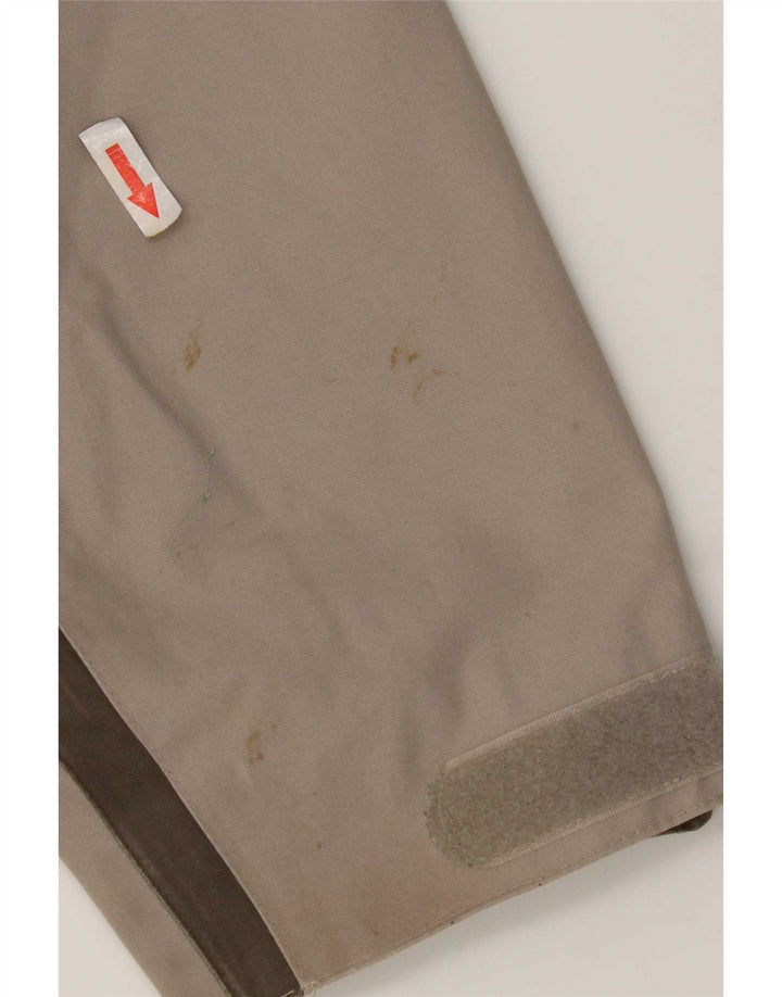 Jack Wolfskin Mens Rain Jacket UK 40/42 Large Grey Colourblock Polyester