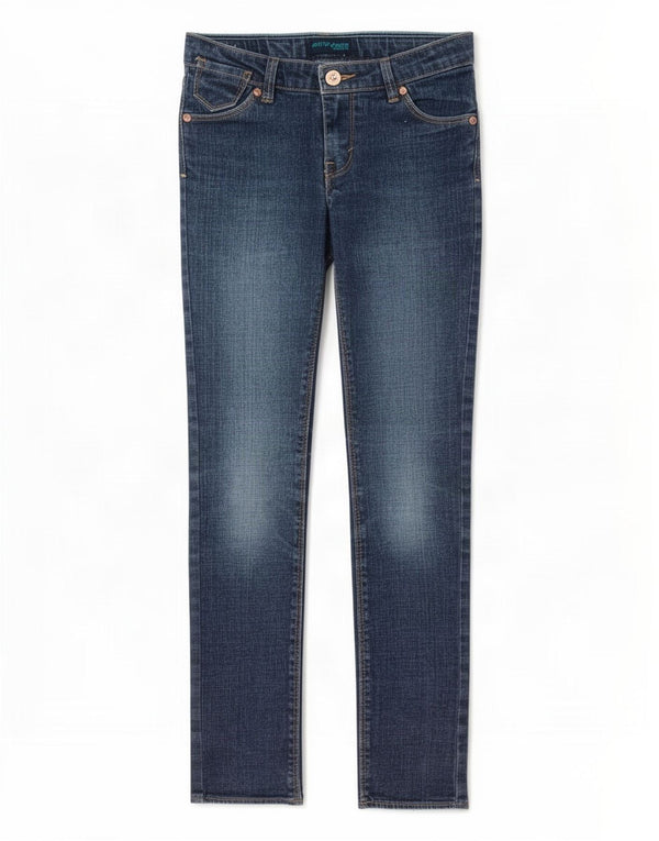 Levi's Girls Skinny Jeans 9-10 Years W26 L26 Blue Ramie
