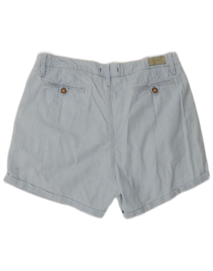 RIFLE Womens Pegged Chino Shorts W29 Medium Blue