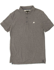 BANANA REPUBLIC Mens Polo Shirt Medium Grey Cotton