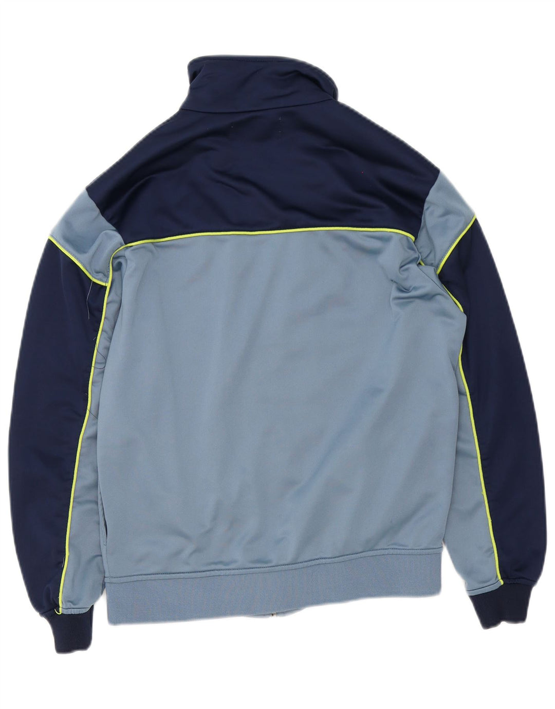 Kappa Mens Tracksuit Top Jacket Small Blue Colourblock Polyester