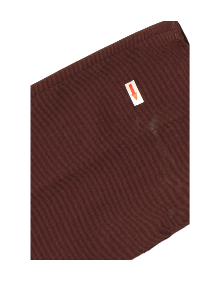 Zara Womens Straight Chino Trousers Small W26 L28 Brown Polyester