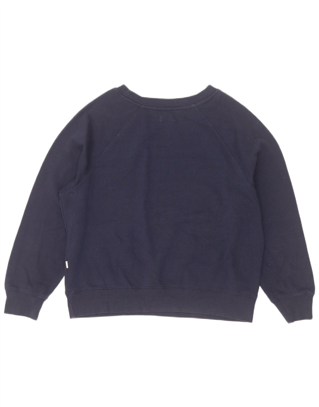 Saltrock Womens Graphic Sweatshirt Jumper UK 12 Medium Navy Blue Cotton