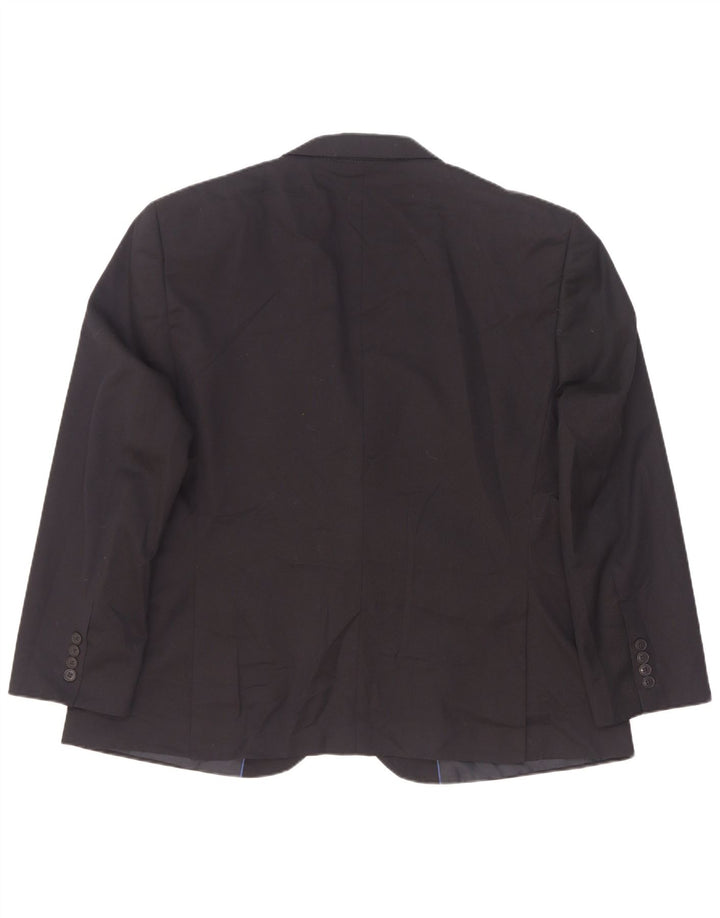 Marks & Spencer Mens 2 Button Blazer Jacket EU 50 Medium Navy Blue