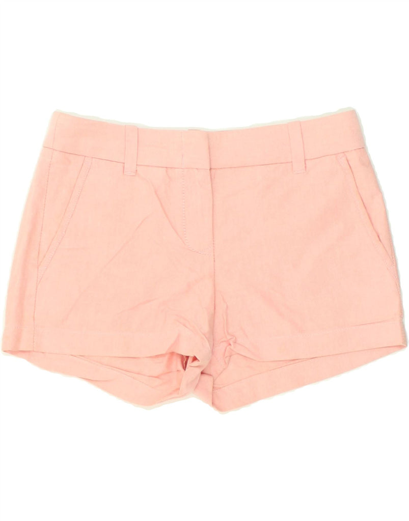 J. CREW Womens Chino Shorts US 0 XS W28 Pink Cotton | Vintage J. Crew | Thrift | Second-Hand J. Crew | Used Clothing | Messina Hembry 