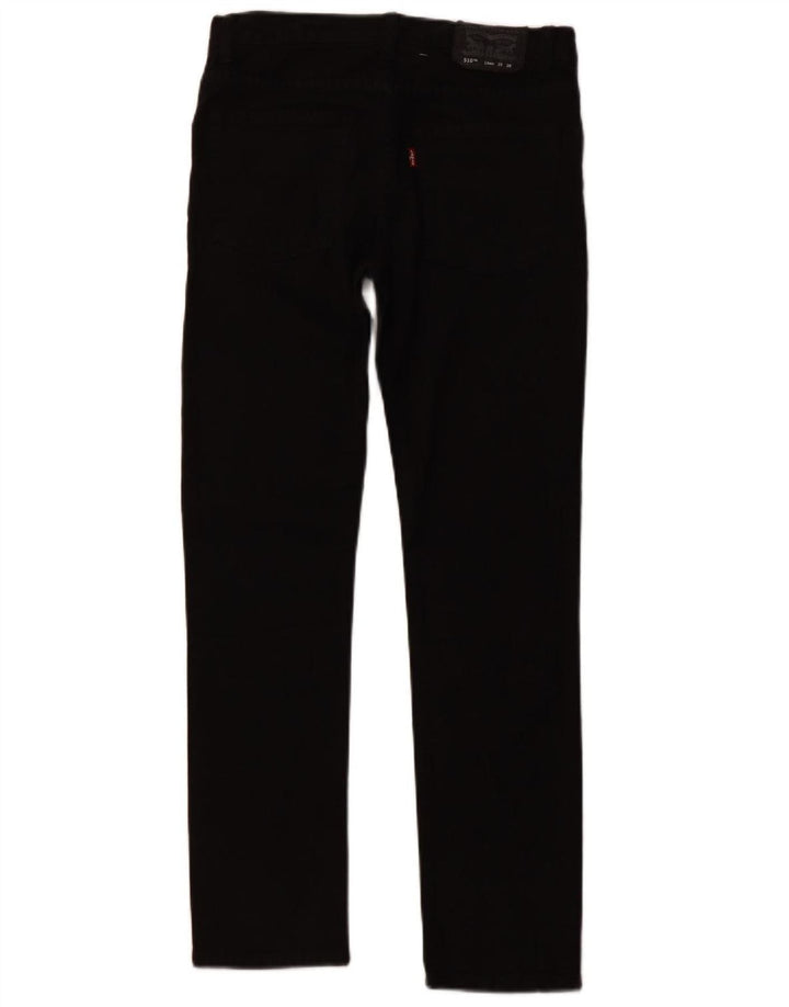 LEVI'S Girls 510 Skinny Jeans 15-16 Years W28 L28 Black Cotton