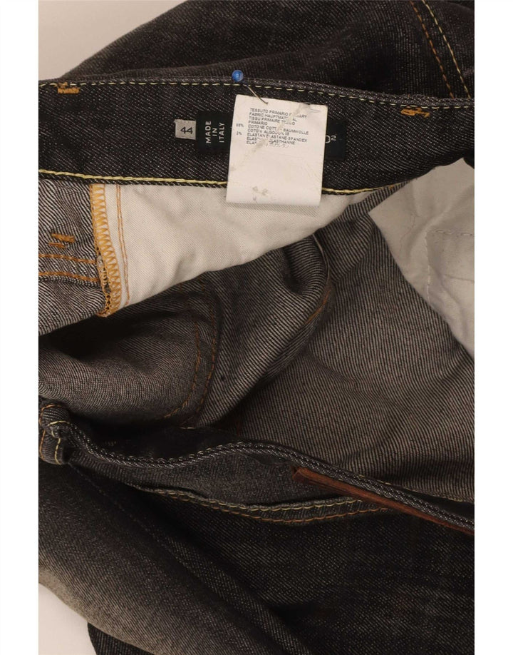 Dsquared2 Mens Distressed Straight Jeans IT 44 XS W32 L30 Grey Cotton