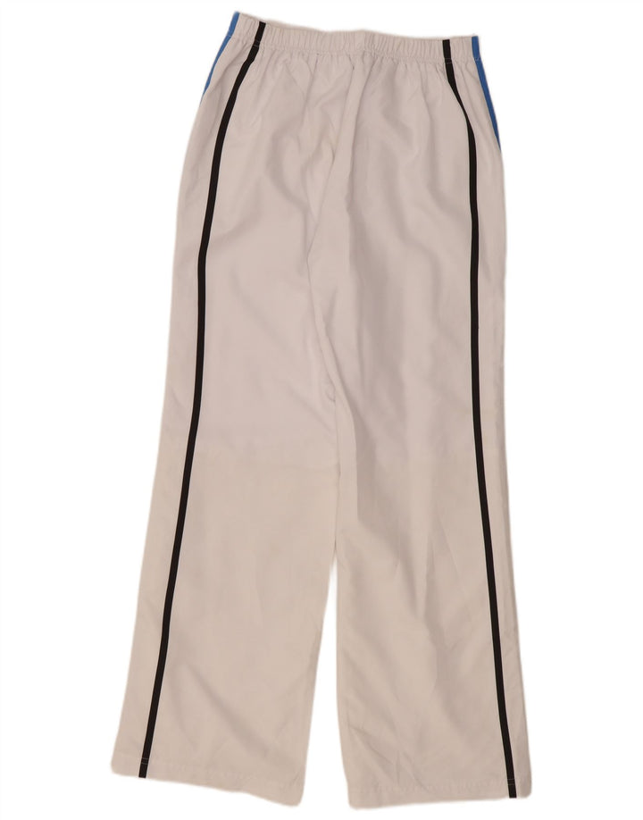 FILA Womens Straight Chino Trousers IT 44 Medium W30 L31 White Polyester