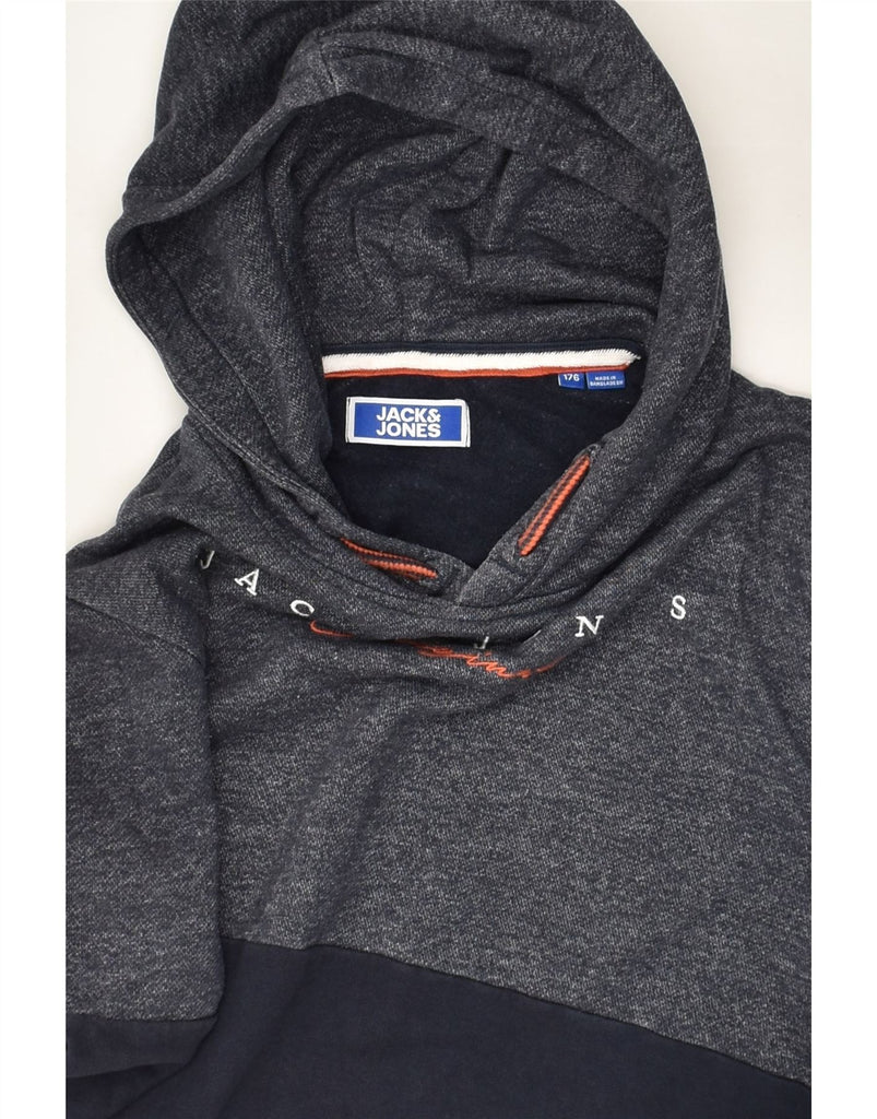 JACK & JONES Boys Originals Hoodie Jumper 15-16 Years Navy Blue | Vintage Jack & Jones | Thrift | Second-Hand Jack & Jones | Used Clothing | Messina Hembry 