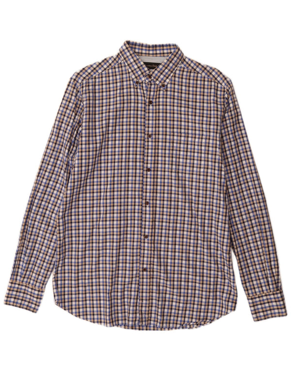 Massimo Dutti Mens Shirt Medium Multicoloured Gingham