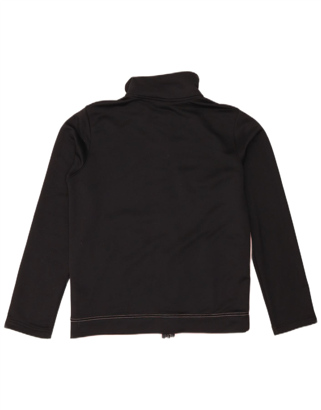 Nike Girls Tracksuit Top Jacket 13-14 Years XL Black Colourblock Polyester