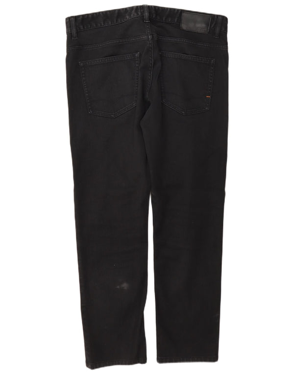 Hugo Boss Mens Delaware Slim Jeans W34 L29 Grey Cotton