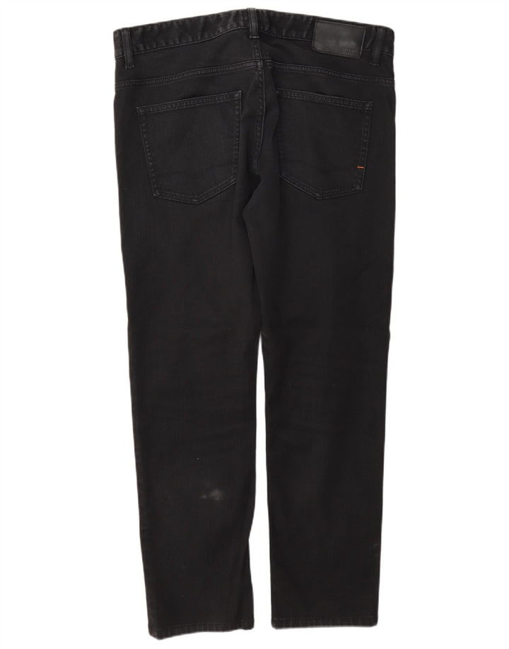 Hugo Boss Mens Delaware Slim Jeans W34 L29 Grey Cotton