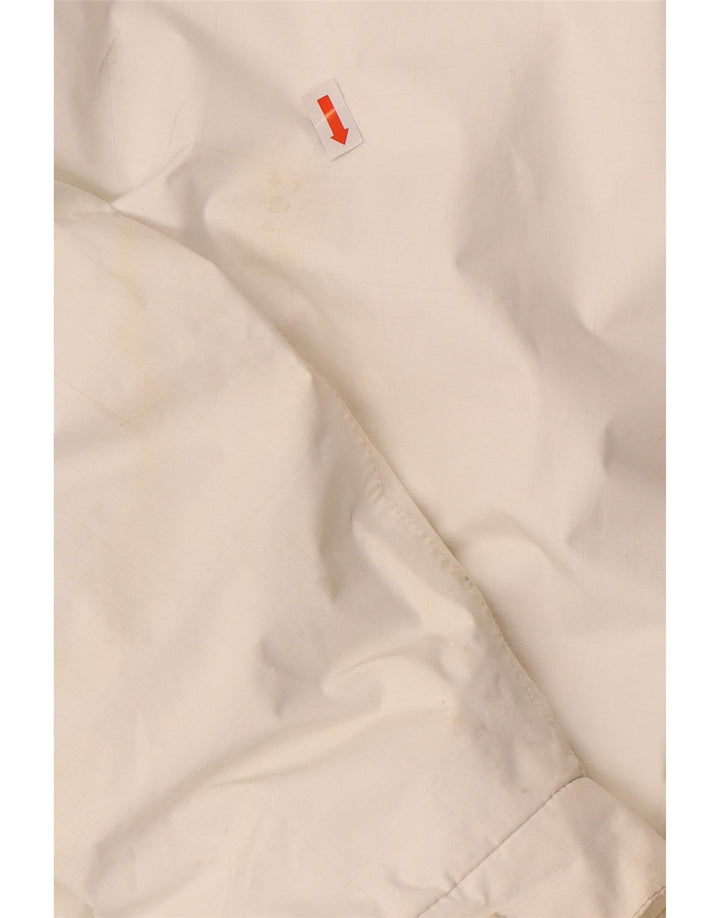 HELLY HANSEN Womens Oversized Hooded Windbreaker Jacket UK 6 XS White