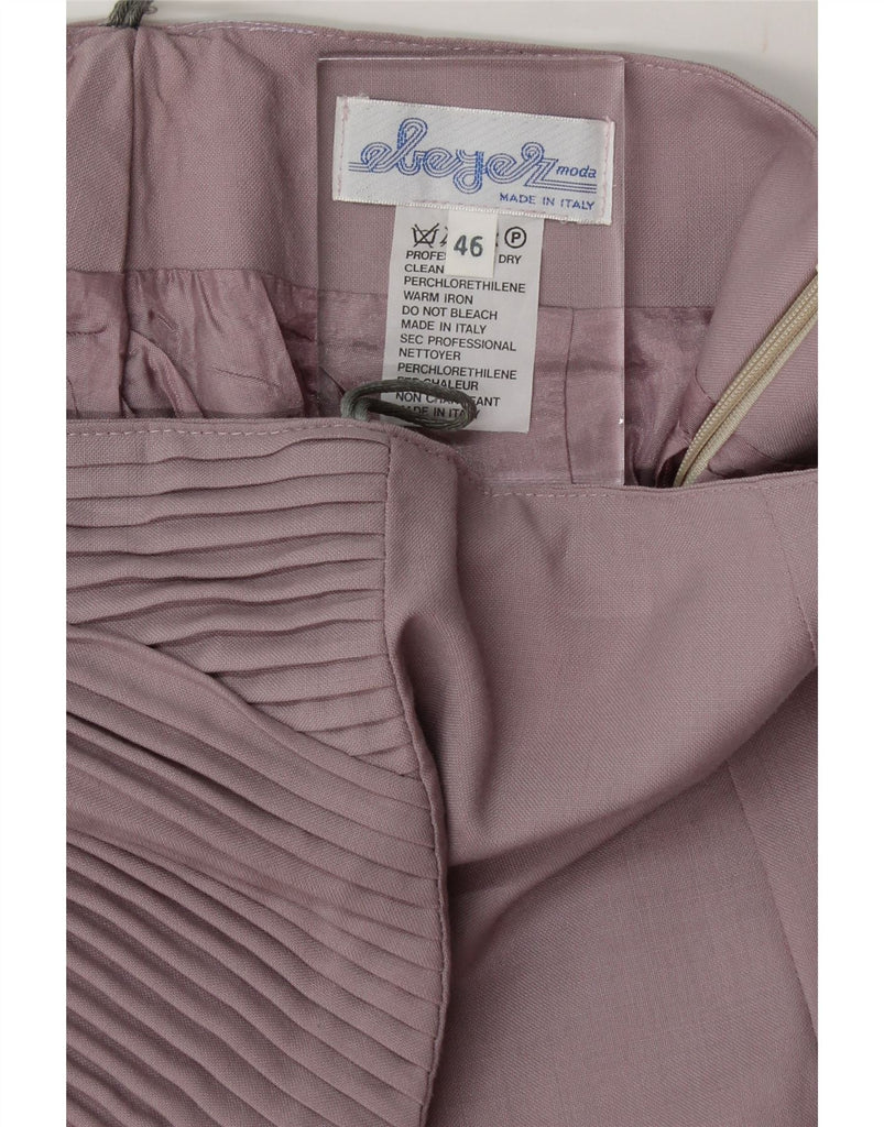 VINTAGE Womens High Waist Pencil Skirt IT 46 Large W28 Purple Vintage Vintage and Second-Hand Vintage from Messina Hembry 