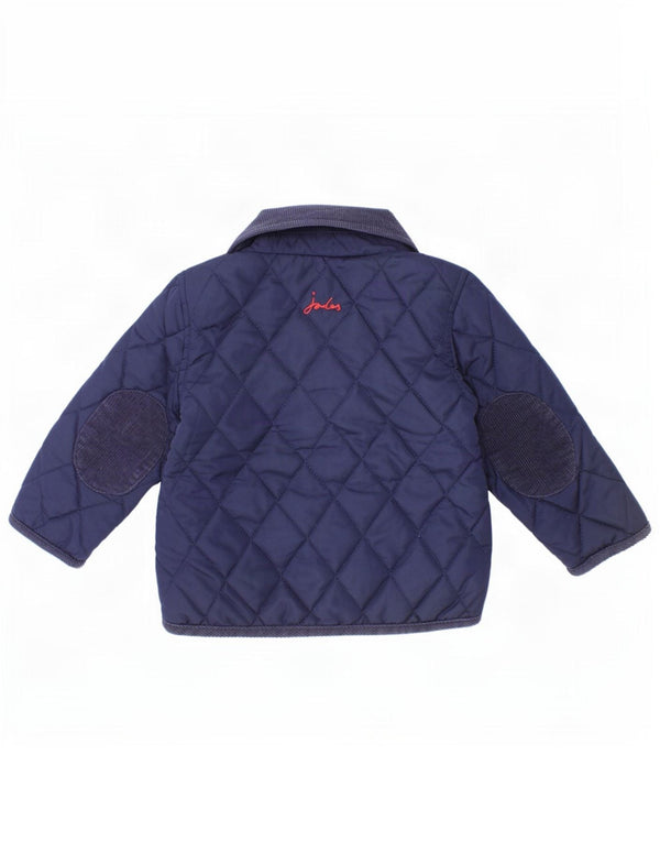 Joules Baby Boys Quilted Jacket 12-18 Months Navy Blue Polyester