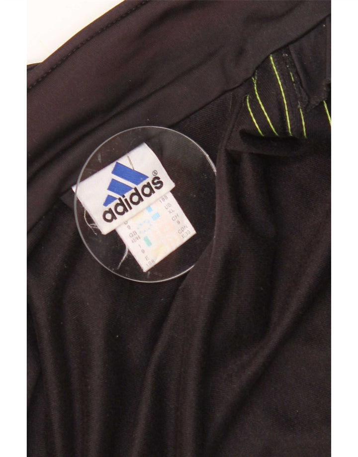 Adidas Mens Tracksuit Top Jacket UK 46/48 XL Black Polyester