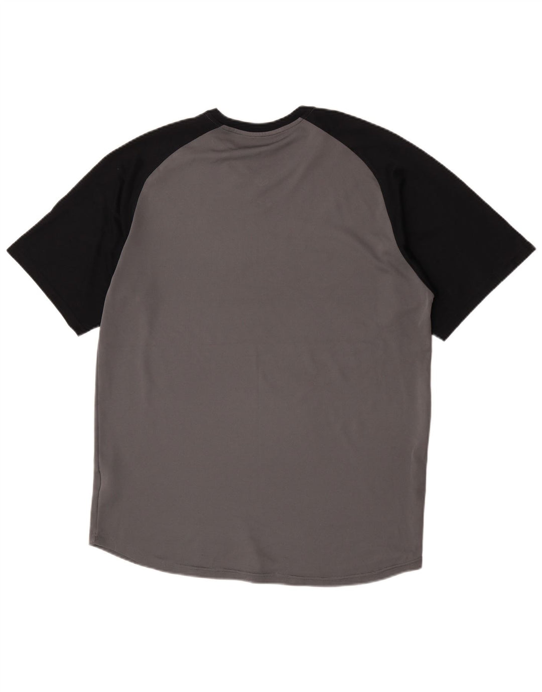 Nike Mens Dri Fit T-Shirt Top XL Grey Colourblock Polyester