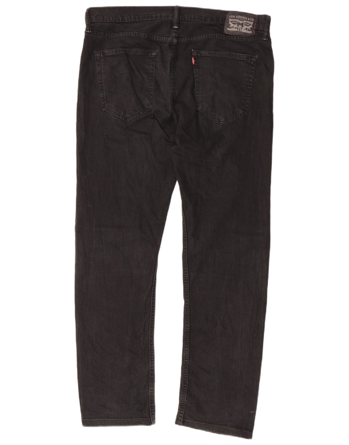 Levi's Mens Slim Jeans W36 L32 Black Cotton
