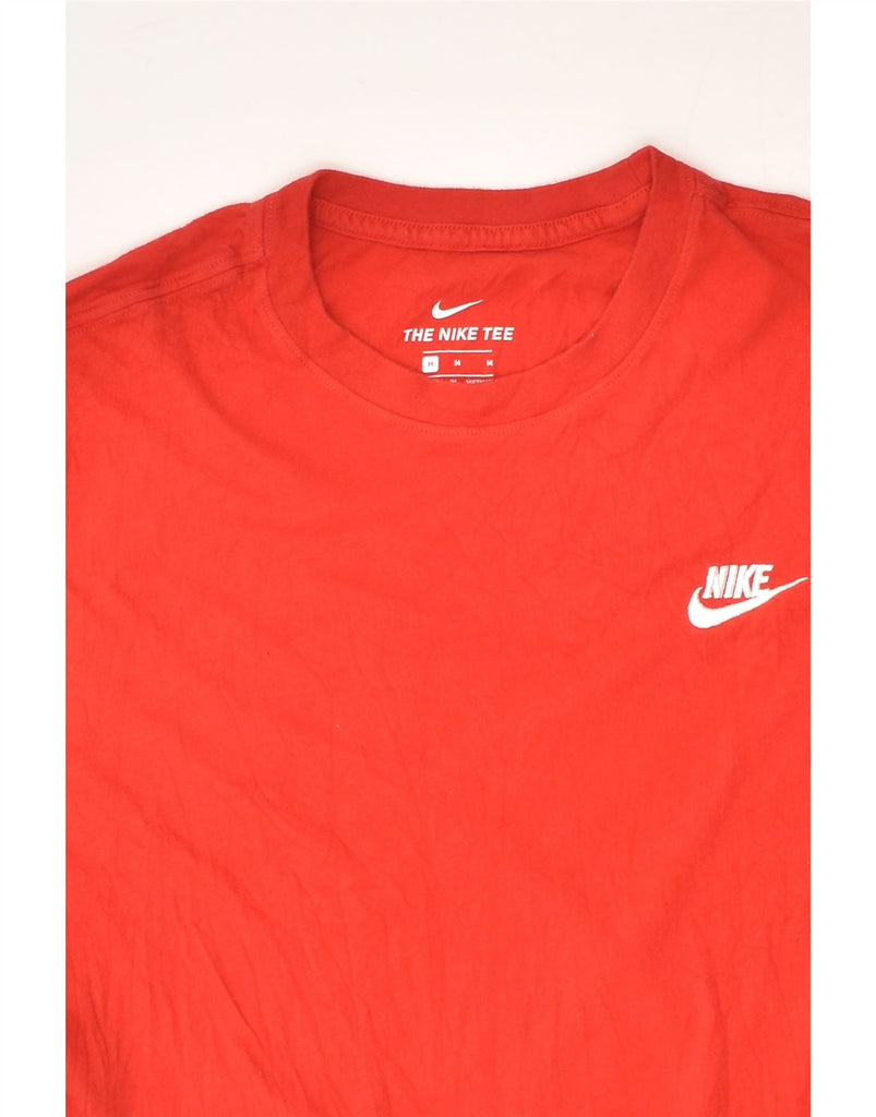 NIKE Mens T-Shirt Top Medium Red Cotton | Vintage Nike | Thrift | Second-Hand Nike | Used Clothing | Messina Hembry 