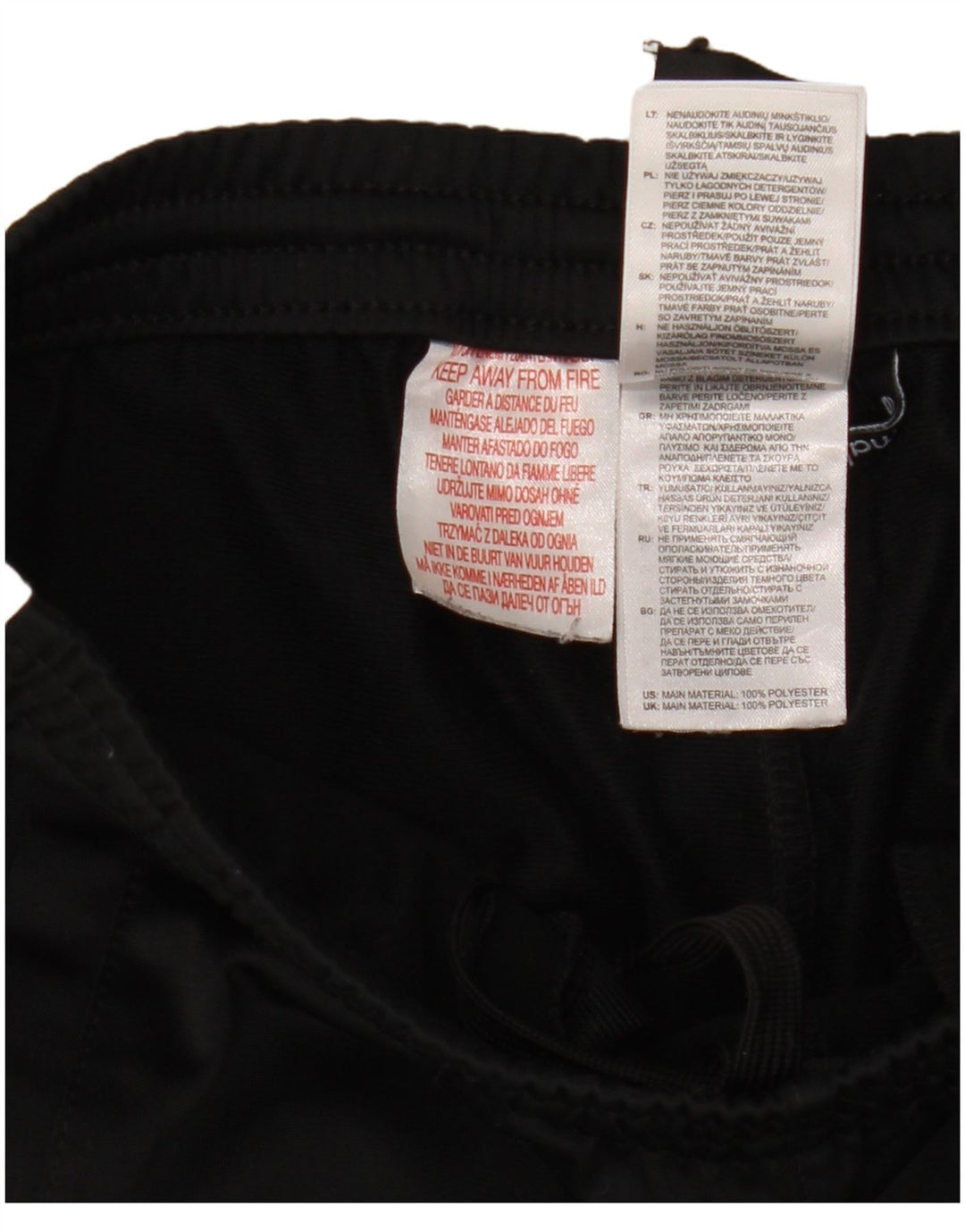 Adidas Boys Tracksuit Trousers Joggers 11-12 Years  Black Polyester