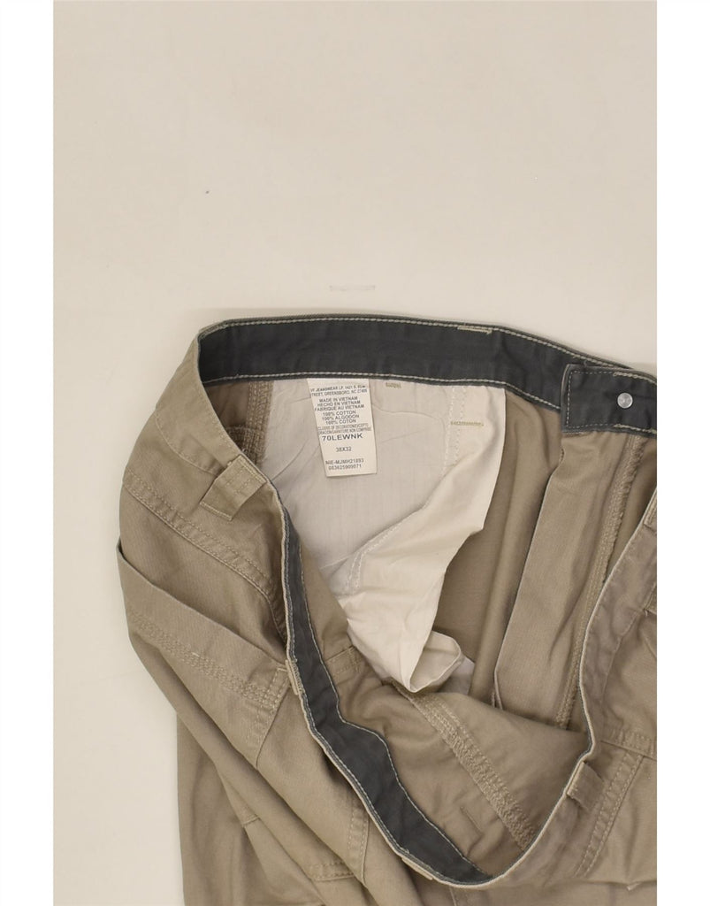 WRANGLER Mens Straight Cargo Trousers W38 L32 Grey Cotton | Vintage Wrangler | Thrift | Second-Hand Wrangler | Used Clothing | Messina Hembry 