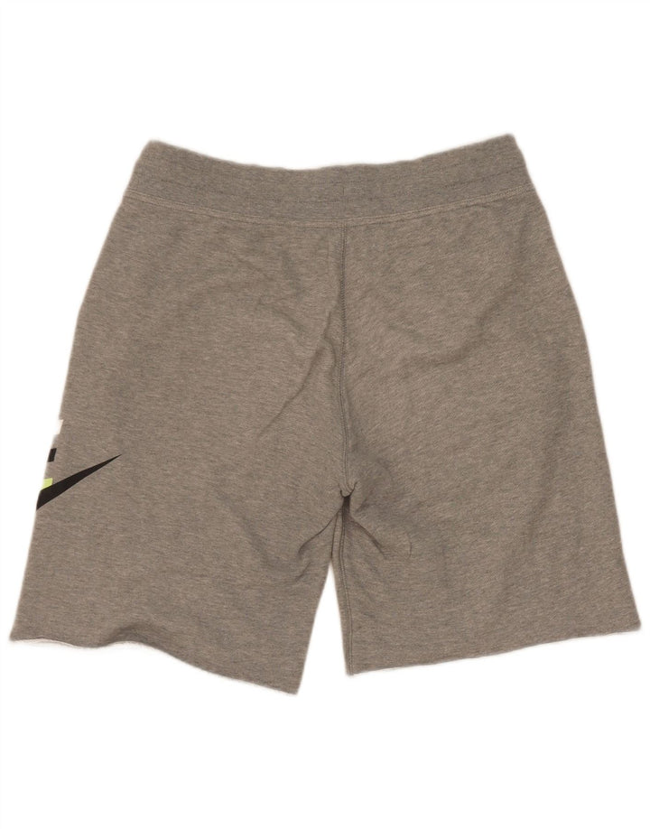 Nike Mens Graphic Sport Shorts Small Grey Cotton