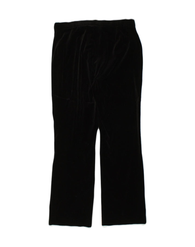 RALPH LAUREN Womens Petite Casual Trousers US 10 Large W31 L29 Black | Vintage Ralph Lauren | Thrift | Second-Hand Ralph Lauren | Used Clothing | Messina Hembry 