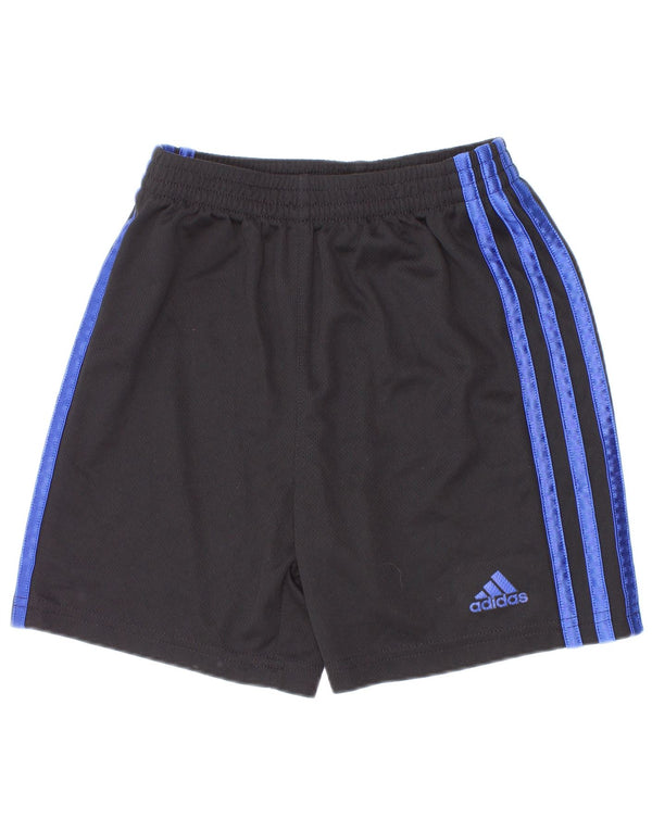 Adidas Boys Sport Shorts 4-5 Years Black Polyester