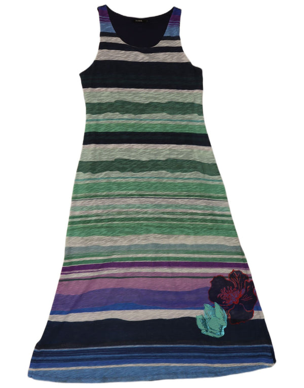 Desigual Womens Sleeveless Maxi Dress UK 18 XL Multicoloured Floral