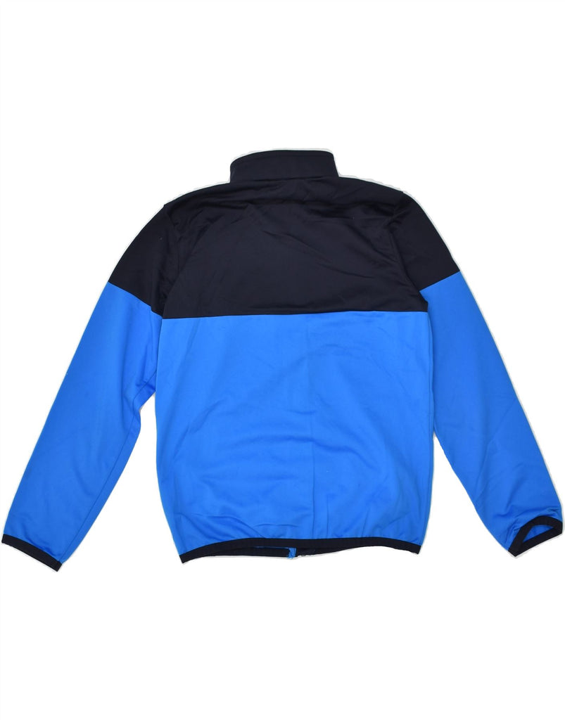 PUMA Boys Tracksuit Top Jacket 11-12 Years Blue Colourblock Polyester | Vintage Puma | Thrift | Second-Hand Puma | Used Clothing | Messina Hembry 