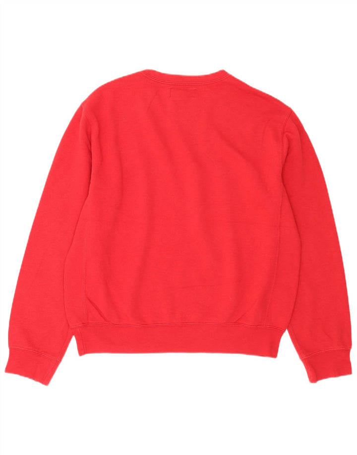 Polo Ralph Lauren Mens Sweatshirt Jumper Medium Red Cotton