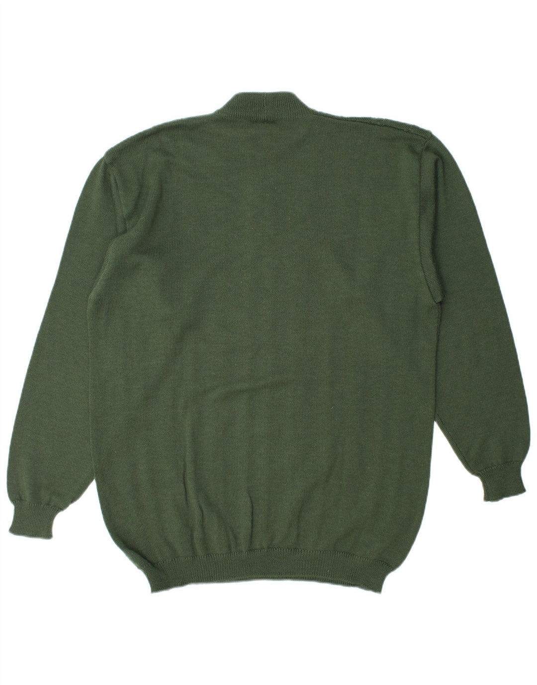 Vintage Mens Turtle Neck Jumper Sweater Large Green