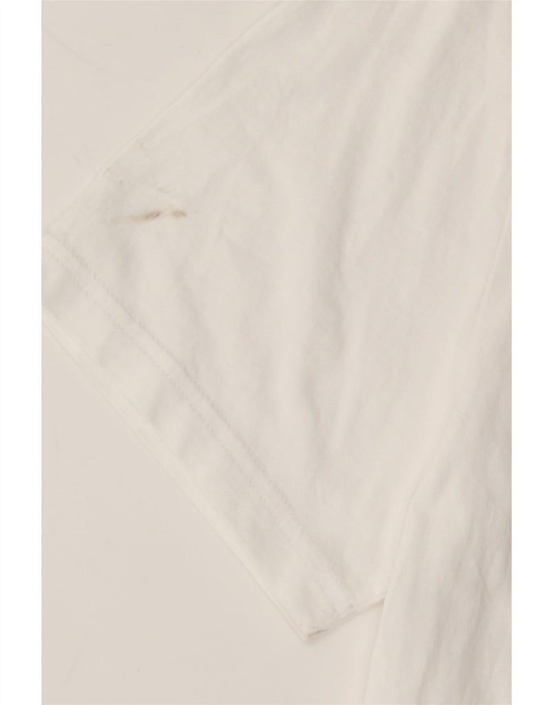 REEBOK Mens Graphic T-Shirt Top Large White Cotton Vintage Reebok and Second-Hand Reebok from Messina Hembry 