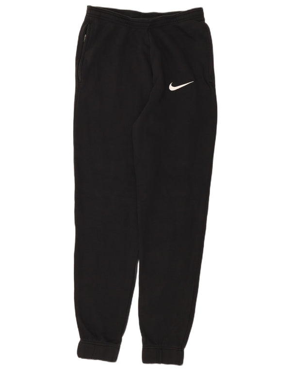 Nike Womens Tracksuit Trousers Joggers UK 12 Medium Black Cotton