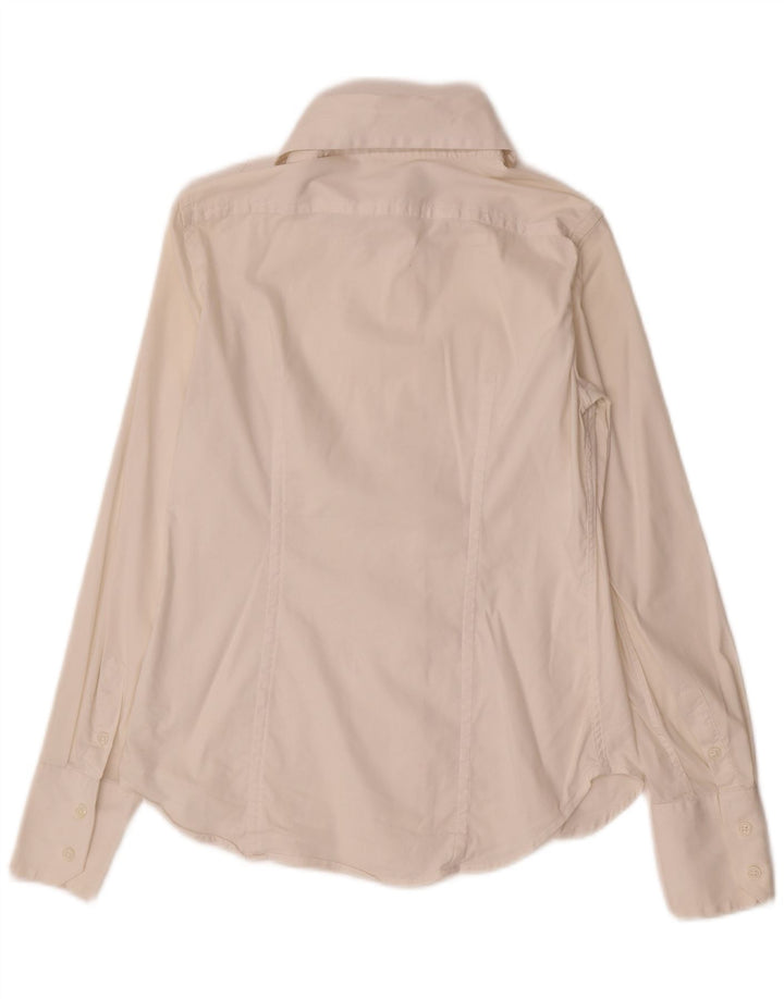 Benetton Womens Shirt UK 12 Medium White