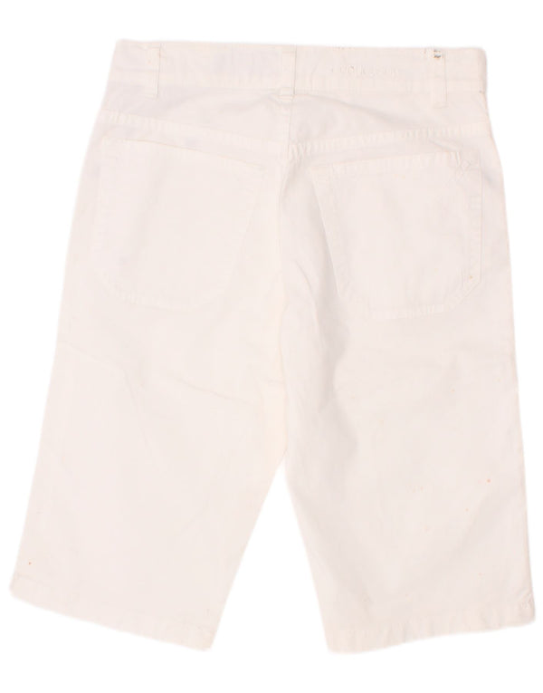 Jeckerson Boys Casual Shorts 10-11 Years W25 White Cotton
